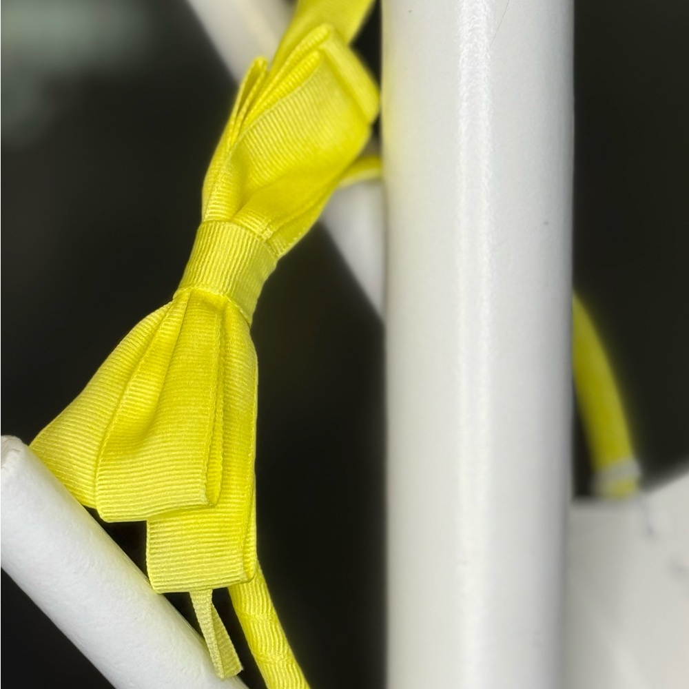 Janie and Jack Bright Yellow Bow Headband